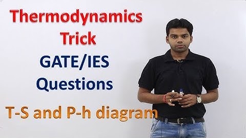 Thermodynamics GATE/ IES Question trick