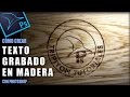 Cómo hacer un logo grabado en madera con Photoshop