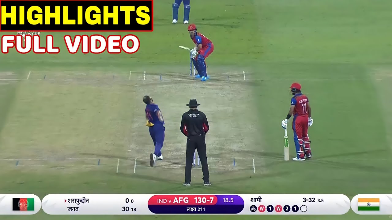 INDIA VS AFGHANISTAN Full Match Highlights IND VS AFG HIGHLIGHT IND