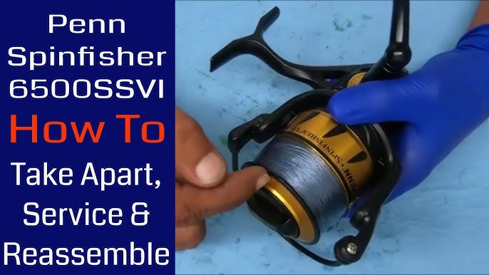 Penn Spinfisher V 4500 fishing reel retreive issue problem diagnosis and  repair 