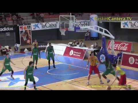 Highlights Eric MARTÍNEZ VILA (´98) FC.Barcelona.- AdidasNGT U18 Hospitalet 2015 (BasketCantera.TV)