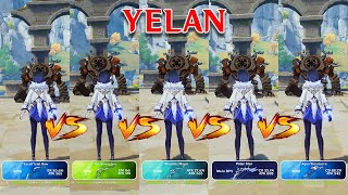 Yelan Weapon Comparison!! Aqua Simulacra vs ALL Weapons COMPARISON!!!