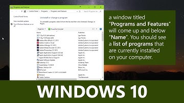 Uninstall Programs on Windows 10: A Easy Guide #windows #techtips