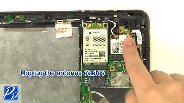 Dell Latitude ST Tablet Wireless WLAN Card Replacement Video Tutorial Teardown