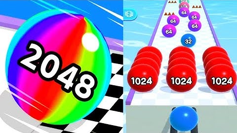 Ball Run 2048 - Gameplay All Levels - Android,ios