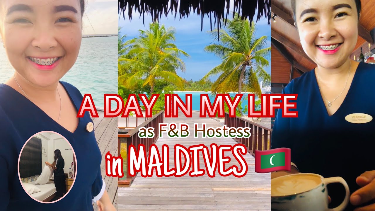 A Day in my Life as F&B Hostess OFW in Maldives Resort 🇲🇻