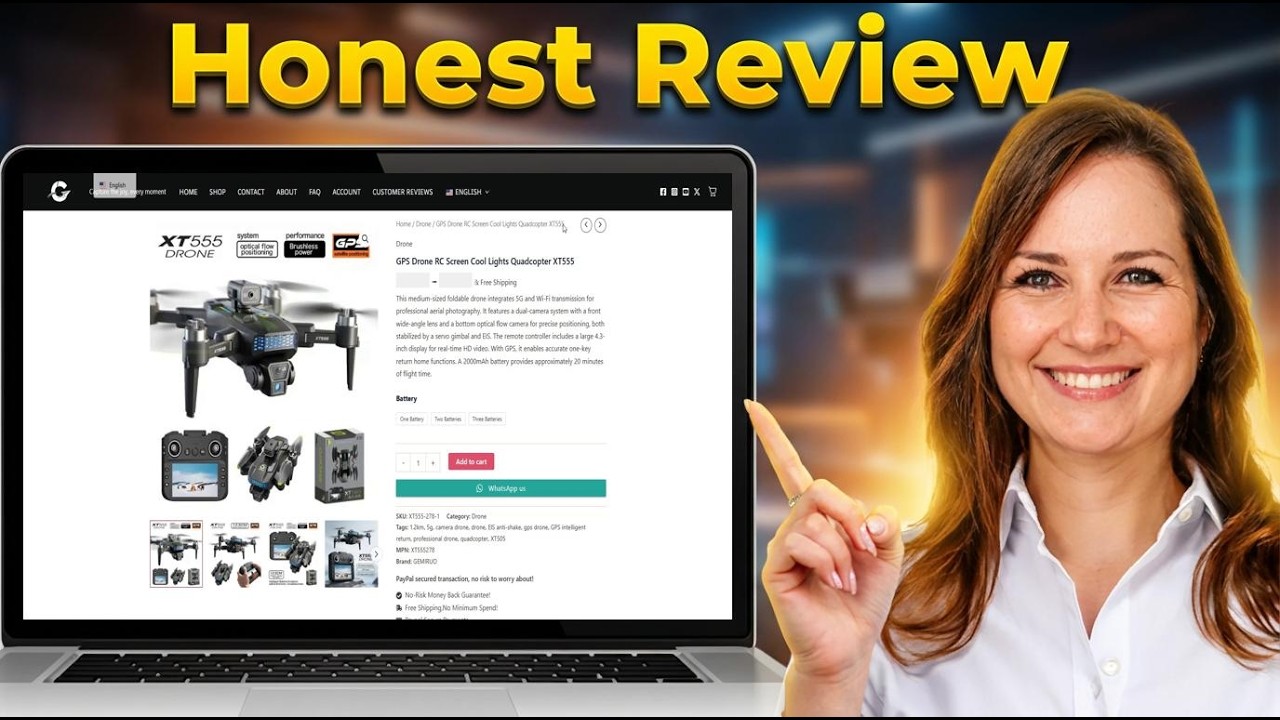 XT555 GPS Drone Review 2026 Unboxing Pros & Cons What To Know My Experience