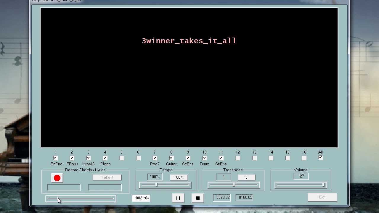 Автоопределение аккордов в midi-файле - YouTube