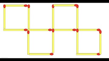 Move 2 matchsticks to make 5 squares from 4 squares Riddle  #brainteasers #matchstick #riddles