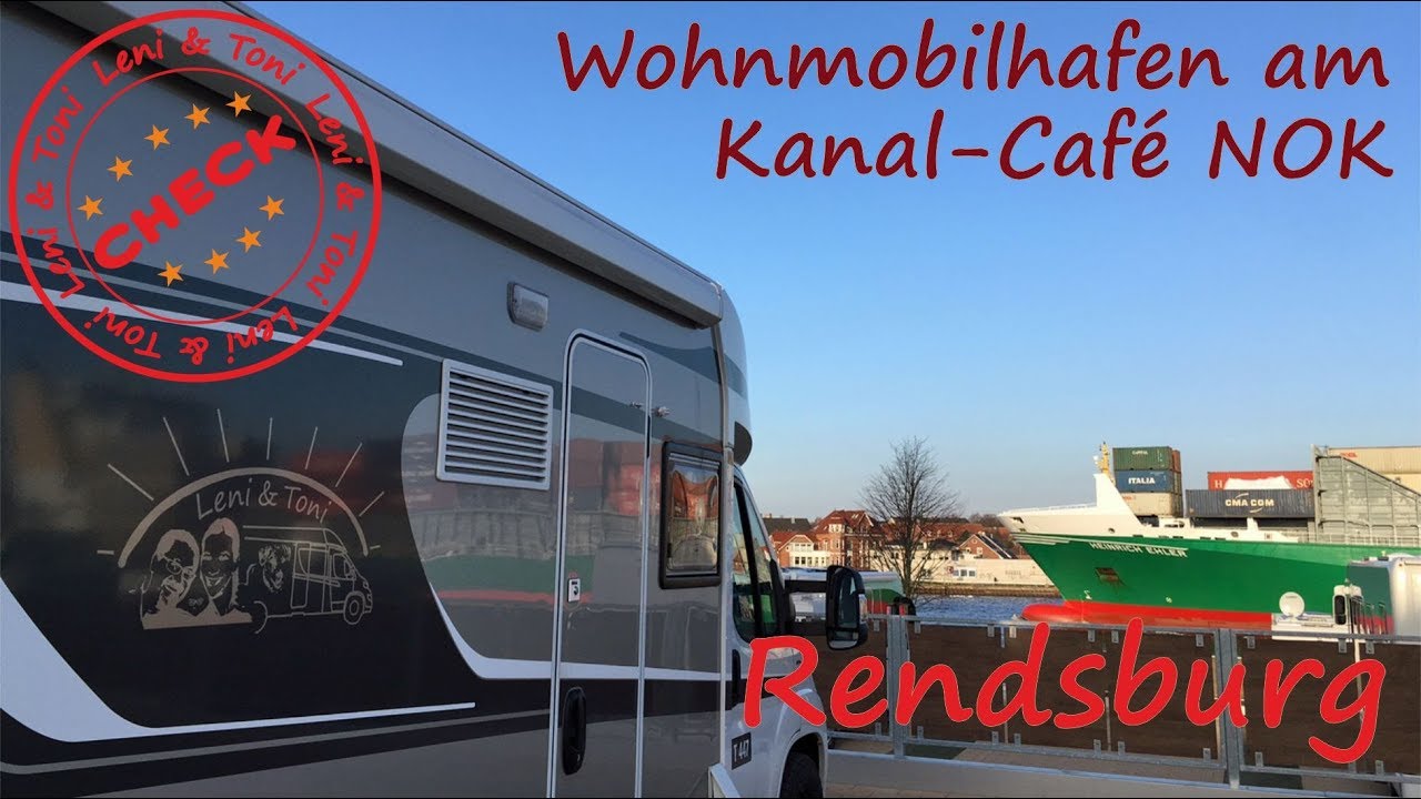 Leni & Toni CHECK | Wohnmobilhafen am Kanal-Café NOK | | Osterrönfeld | NORD-OSTSEE-KANAL |