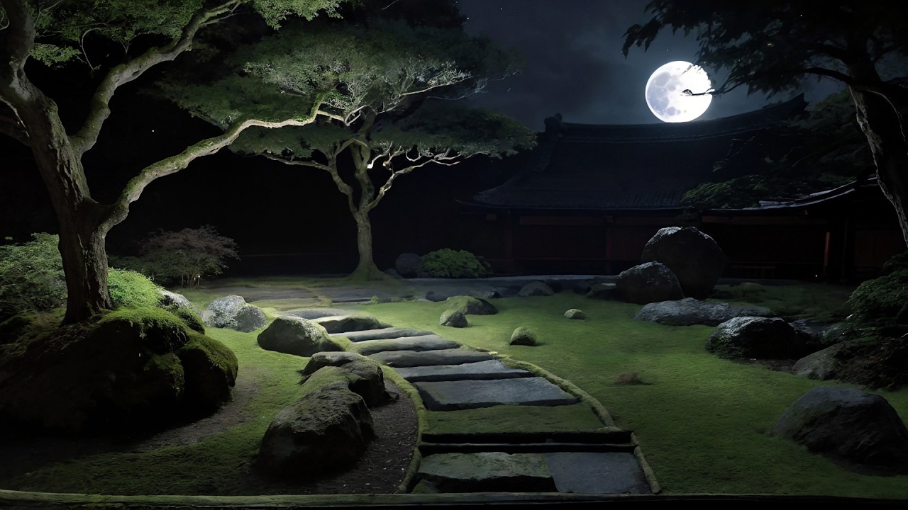 Japanese Night Ambient｜月夜、静まりて – As the Moonlit Night