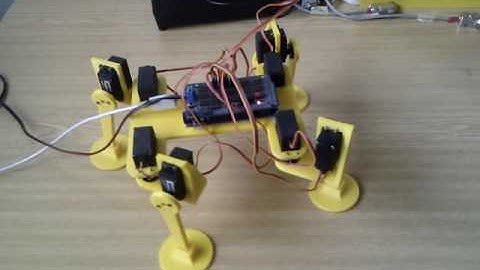 Small robot design - quadruped