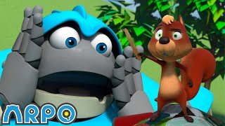 LITTERBUG!! - Pick Up Your Litter!!! | 30 Minutes of Arpo the Robot | Funny Preschool Cartoons