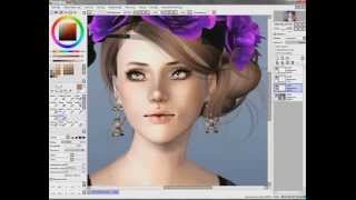 Fast editing of screenshots Sims 3