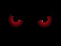 Halloween vj loop  creepy animated blinking eyes in dark