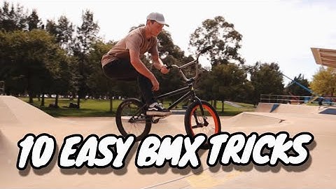 10 EASY BEGINNER BMX TRICKS TO LEARN