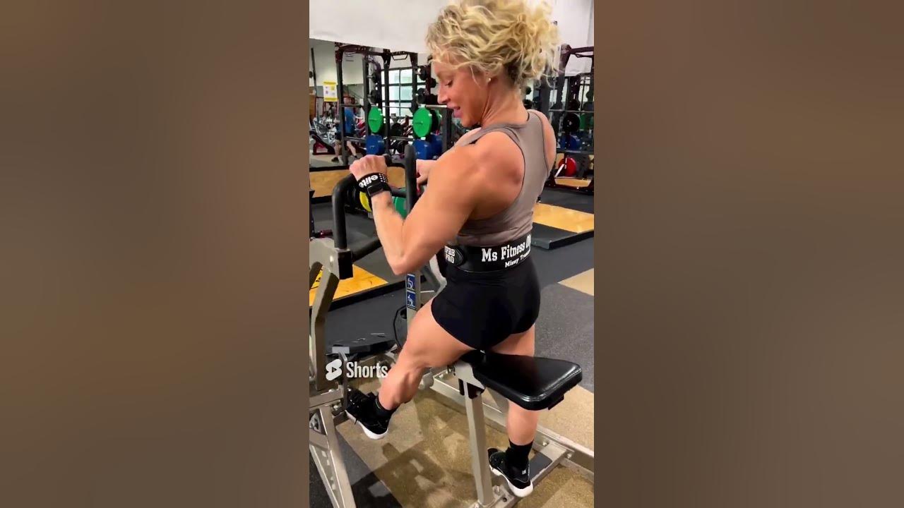 Missy Truscott Ms. Fitness Olympia shorts fitness biceps 