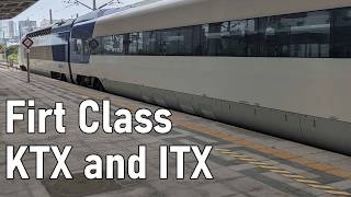 KTX First and ITX Economy Class