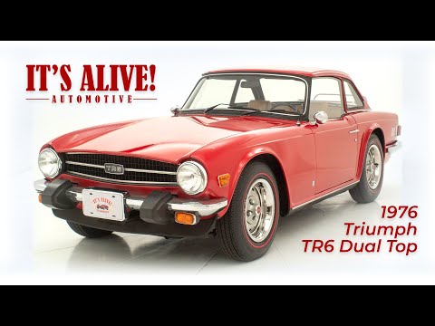 1976 Triumph TR6 Dual Top | For Sale @ It's Alive! Automotive