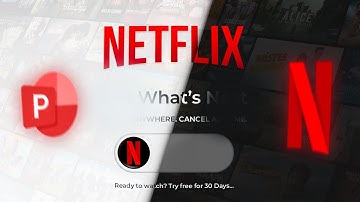 Netflix PowerPoint Animation ✨ Dark Mode Transition