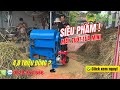 Siêu Phẩm Máy Tuốt Lúa Mini CL68 Thịnh Thành Lắp Động Cơ Dầu – Tuốt Nhanh, Sạch 99%