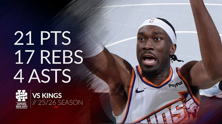 Mark Williams 21 pts 17 rebs 4 asts vs Kings 25/26 season