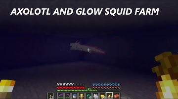 AXOLOTL AND GLOW SQUID FARM (MINECRAFT 1.17 JAVA EDITION) | AOI