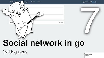 Writing "social network" in go lang, part 7, writing tests