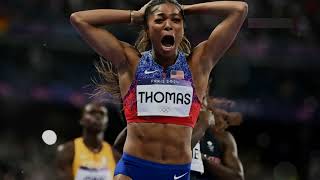 COLE HOCKER and GABBY THOMAS Win Olympic Track Gold