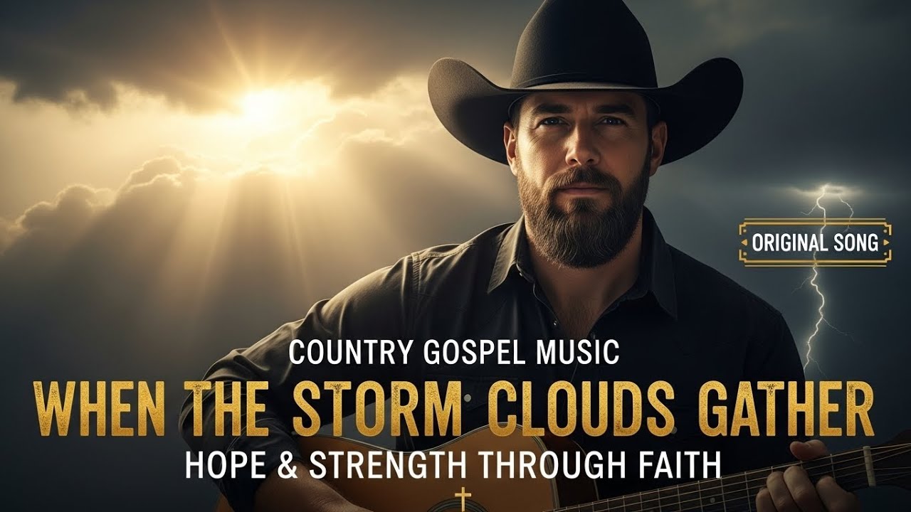 🎵WHEN THE STORM CLOUDS GATHER | Country Gospel Music for Hope & Strength – Inspired by Faith