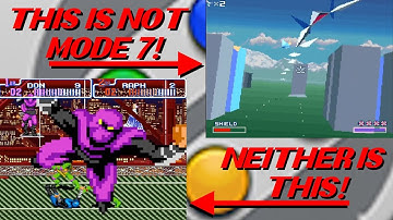 SNES games commonly thought to use Mode 7 that actually don