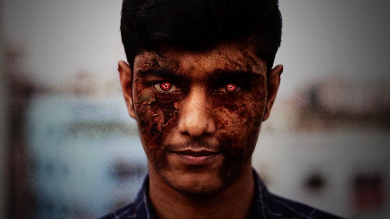 How to create the Cracked face effects in Photoshop