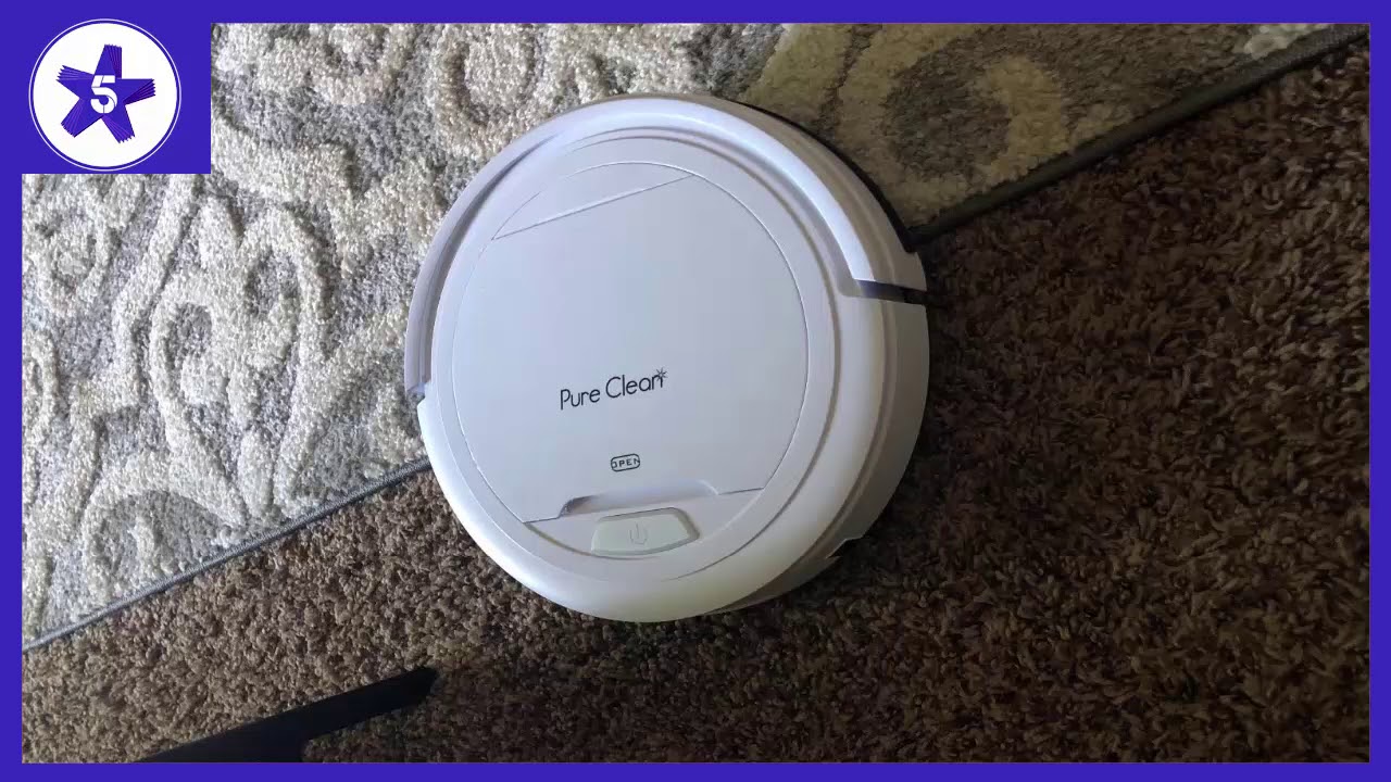 PureClean Automatic Robot Vacuum Cleaner Review YouTube