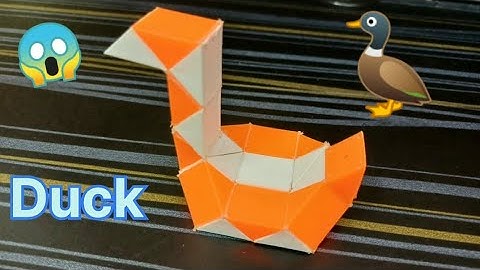 How to make a Duck with Snake Cube | snake cube