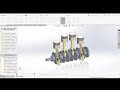 Four cylinder engine #solidworks