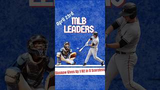 April 23, 2026 MLB Statistics ⚾️ #baseball #mlblb #mlb #sports #baseballszn #homeruns