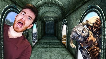 Skyrim Speedrun, but I randomized all the doors