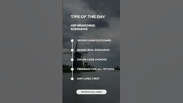 5 tips for H5P BRANCHING SCENARIO