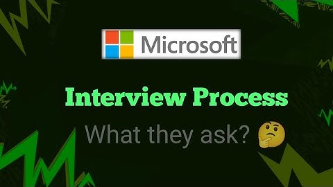 Microsoft Interview Process SDE1