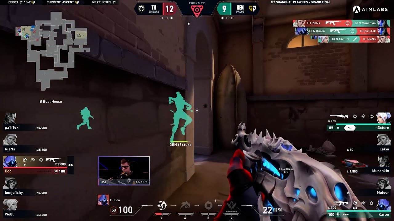 TH Boo 1v2 CLUTCH to win the map vs Gen.G | VCT Masters Shanghai 2024 ...