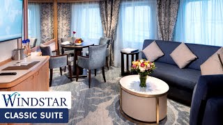 Windstar Star Breeze | Classic Suite Tour & Review 4K | Windstar Cruises