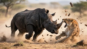 De gevaarlijkste dieren in Afrika - Deel 2 - Neushoorn - Buffel - Anopheles-mug