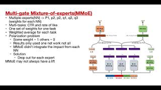 Multi-gate Mixture-of-experts(MMoE)