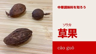 中華調味料を知ろう【草果（そうか）】オンライン美・中華料理教室　Éclat Shifu（エクラシーフ）