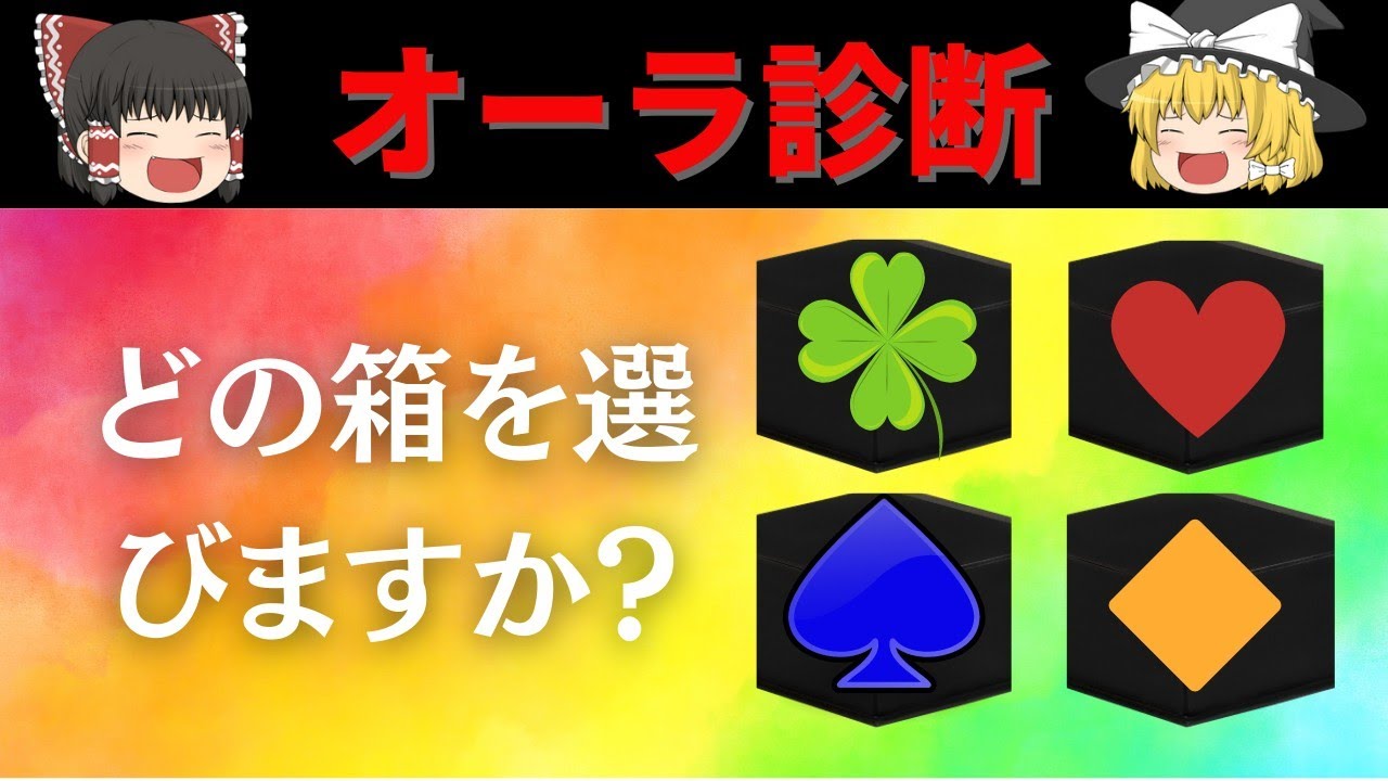 【ゆっくり解説】あなたのオーラカラーでわかる性格診断！《心理テスト》#ゆっくり解説