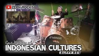 #drumcover #alffyrev                                   EPIC MEDLEY OF INDONESIAN CULTURE - ALFFY REV