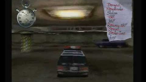 Driver (PS1) Driving The Beta Cop Car