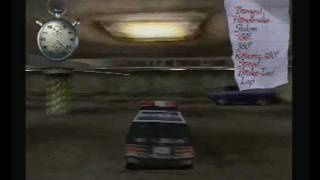 Driver (PS1) Driving The Beta Cop Car