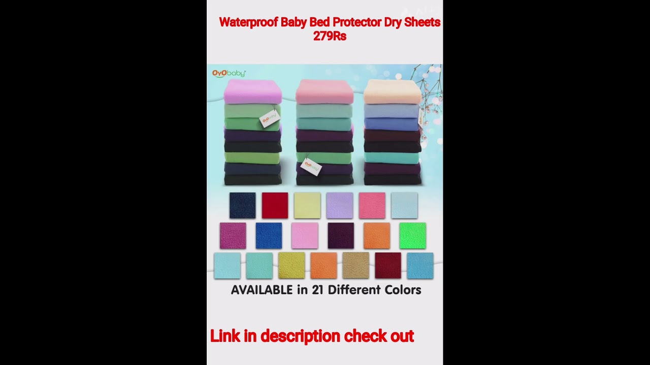 Waterproof Baby Bed Protector Dry Sheets