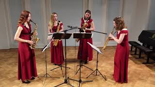 J.S. Bach - Italian Concerto, 1 mov. | SIRENES SAXOPHONE QUARTET